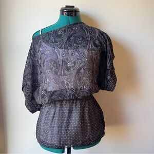 Miley Cyrus Maxx sheer blouse